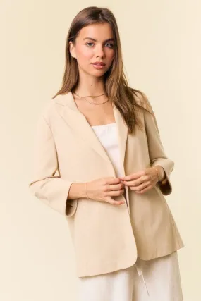 3/4 Sleeve Thermal Blazer
