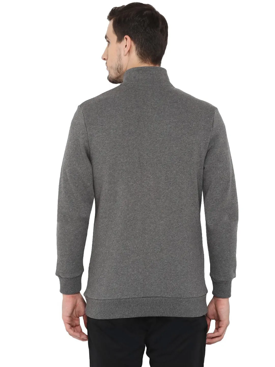 Alcis Men Grey Solid Lightweight Sporty Jacket