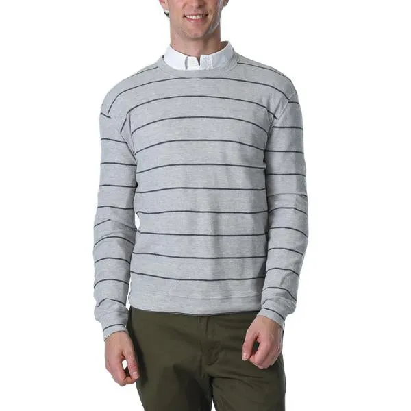 Baird Stripe Double Cloth Thermal Crew