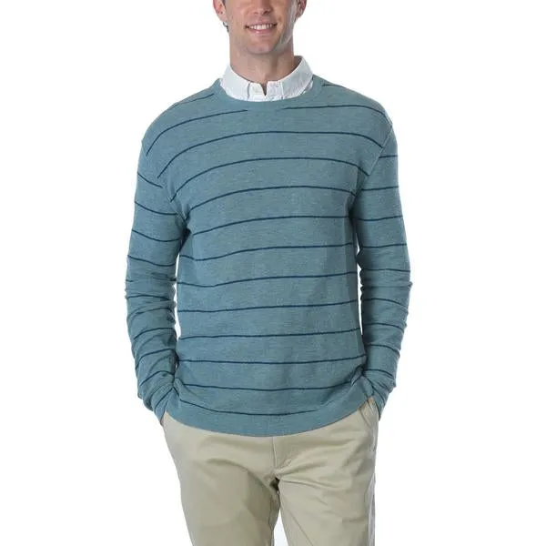 Baird Stripe Double Cloth Thermal Crew