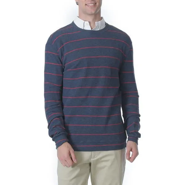 Baird Stripe Double Cloth Thermal Crew
