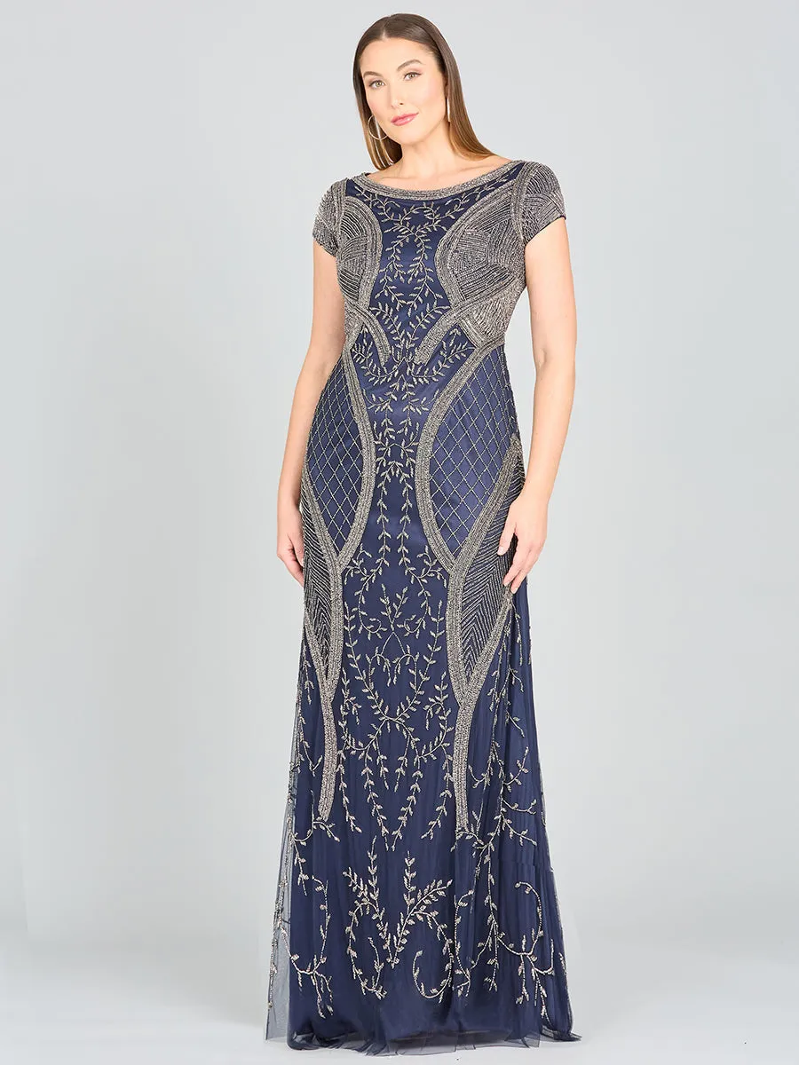 Cape Sleeve Dress