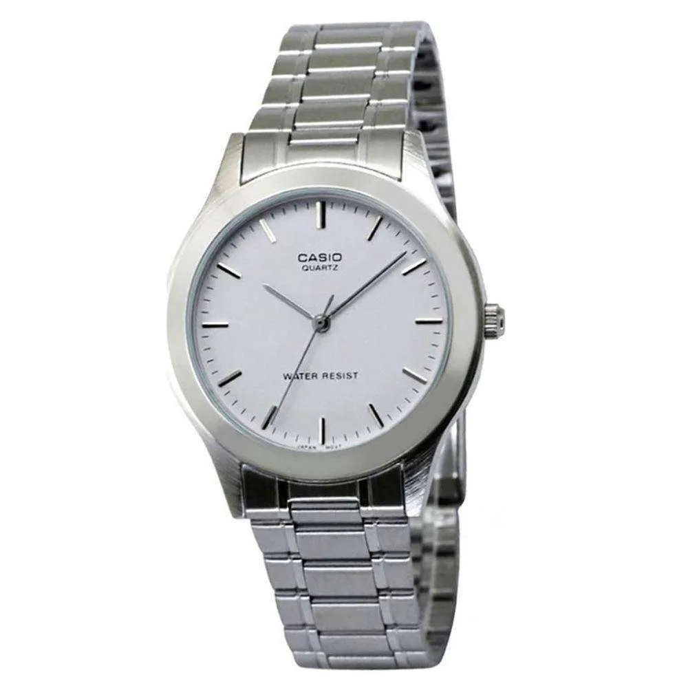Casio MTP-1128A-7ARDF Silver Stainless Steel Strap Watch for Men