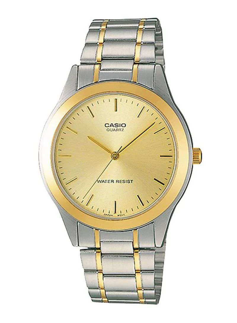 Casio MTP-1128G-9ARDF Two Tone Stainless Steel Strap Watch for Men