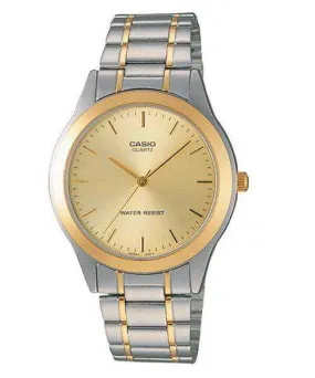 Casio MTP-1128G-9ARDF Two Tone Stainless Steel Strap Watch for Men