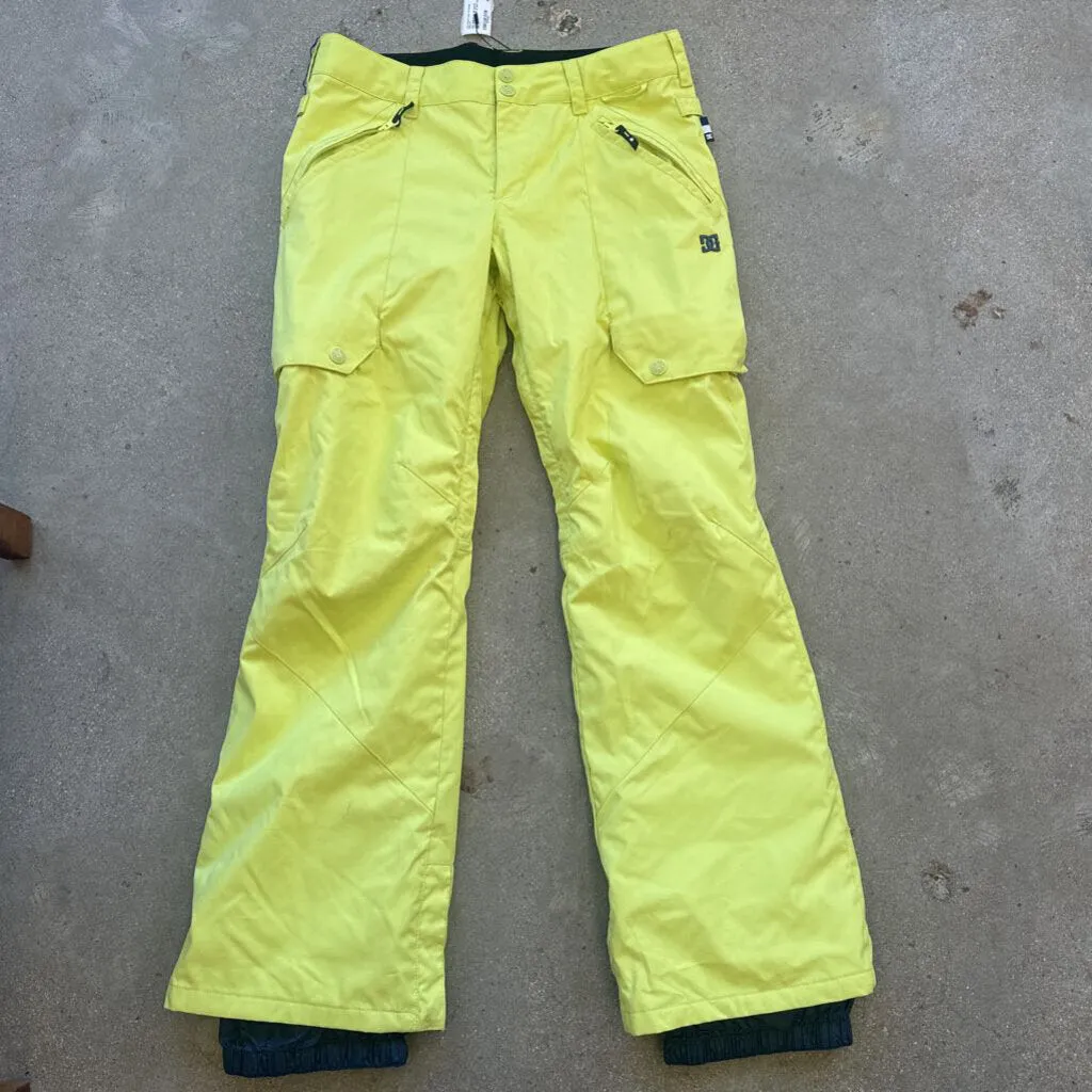 DC- insulated ski pants women's- MSRP $ 244: Yellow -women-MD