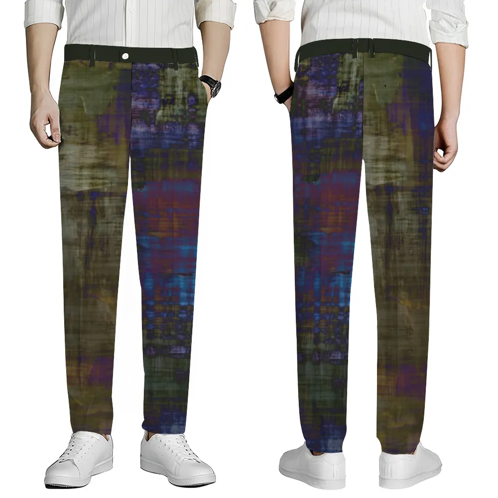 Forre-delic Unisex Slim Fit Skinny Suit Stretch Dress Pants