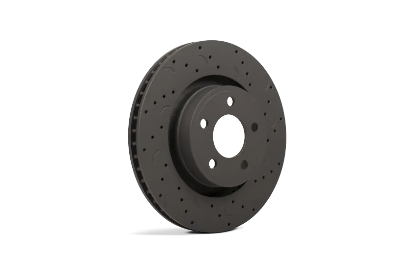 Hawk Talon Drilled and Slotted Front Brake Rotor Set - 1998 Chevy Blazer Base 2 Door / 4WD - HTC4388