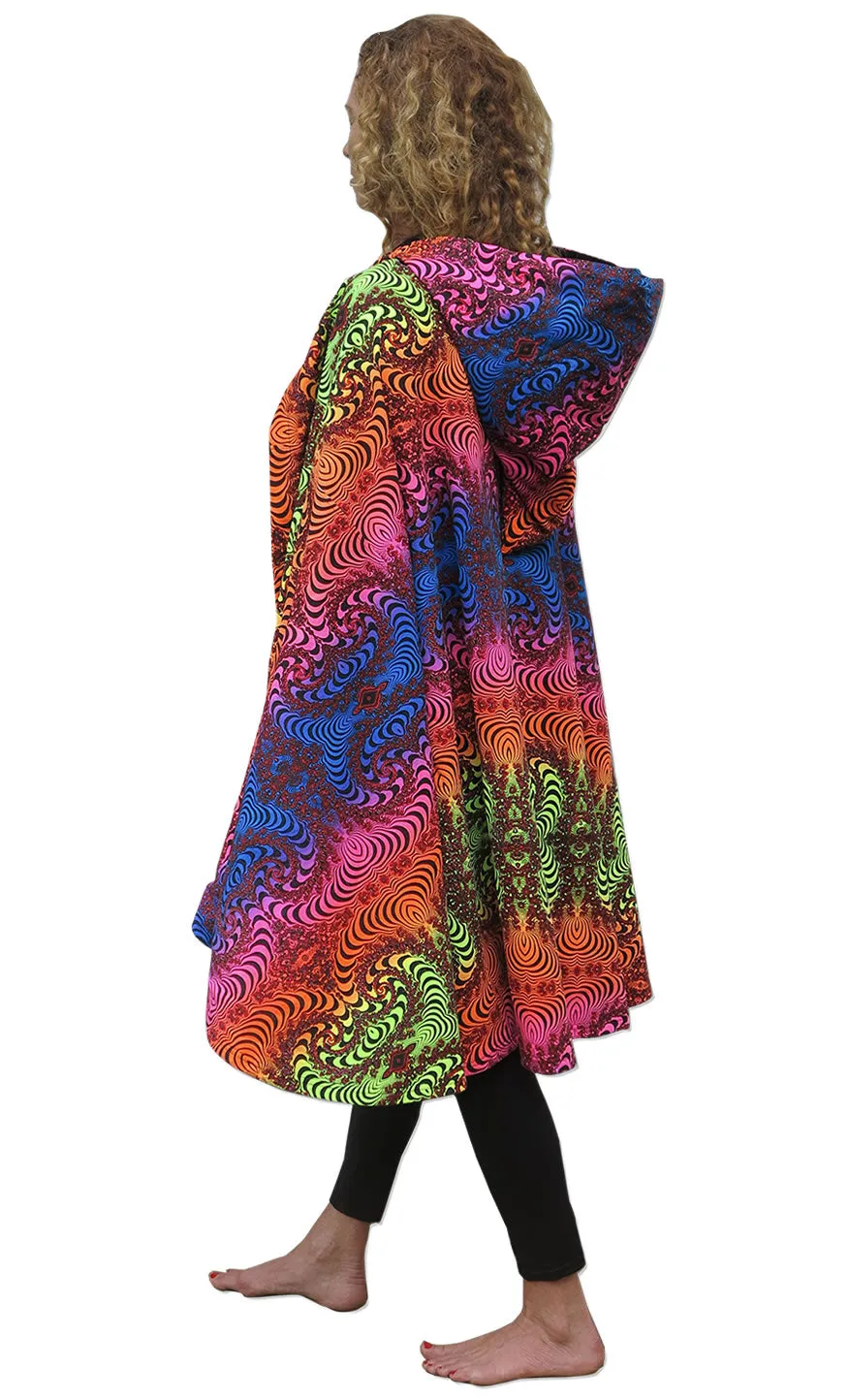 Hooded Cape : Rainbow Fractal
