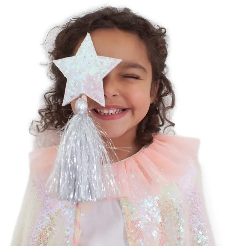 Iridescent Sequin Cape Costume - Meri Meri