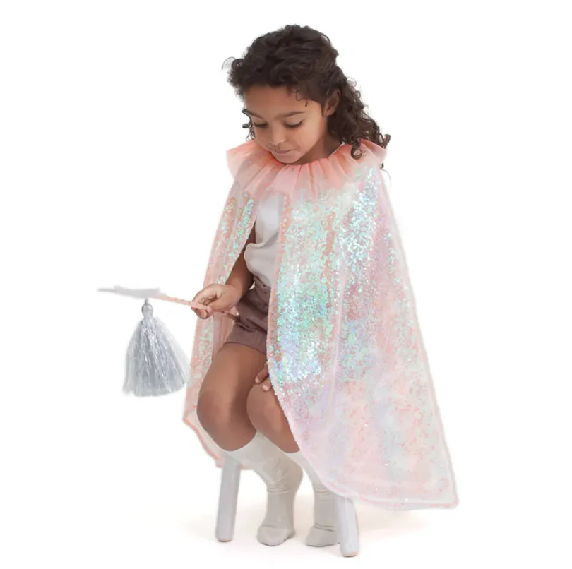 Iridescent Sequin Cape Costume - Meri Meri