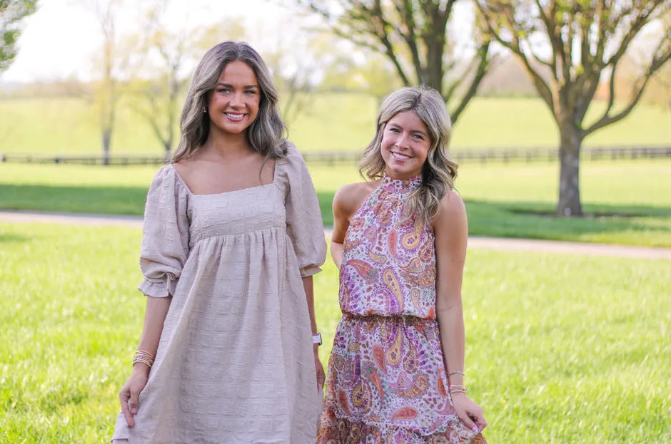 Latte Babydoll Dress