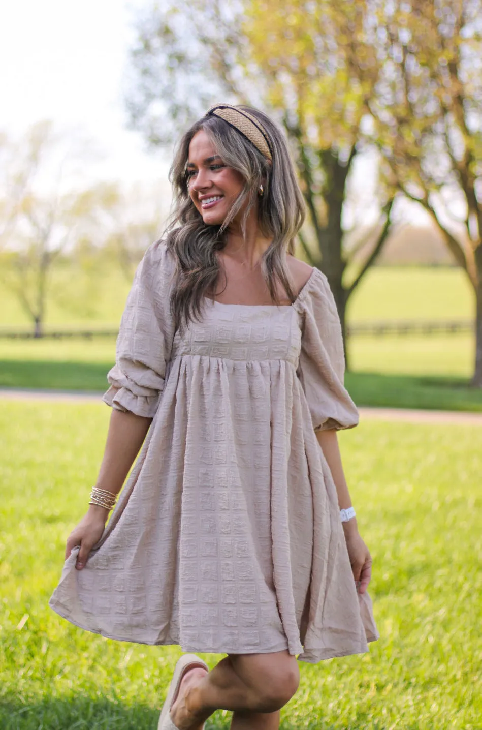 Latte Babydoll Dress