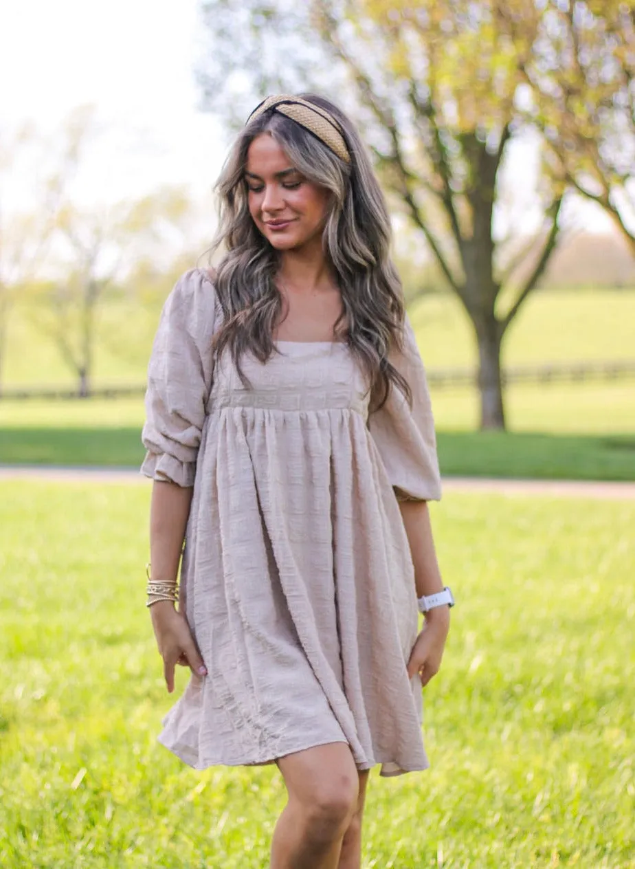 Latte Babydoll Dress