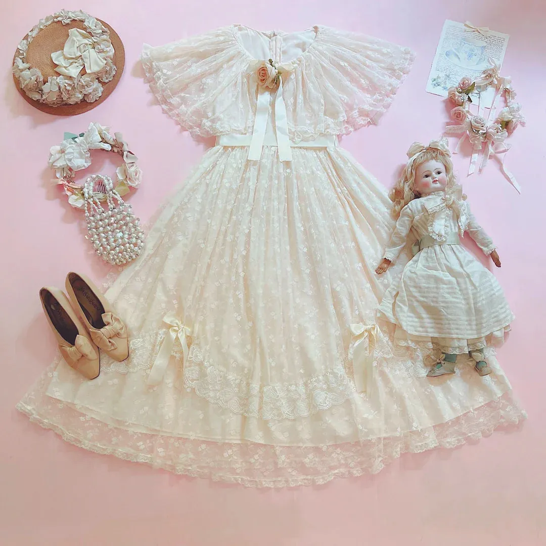 [Leflacon] 'Lily in the Valley' Vintage-inspired One-piece dress