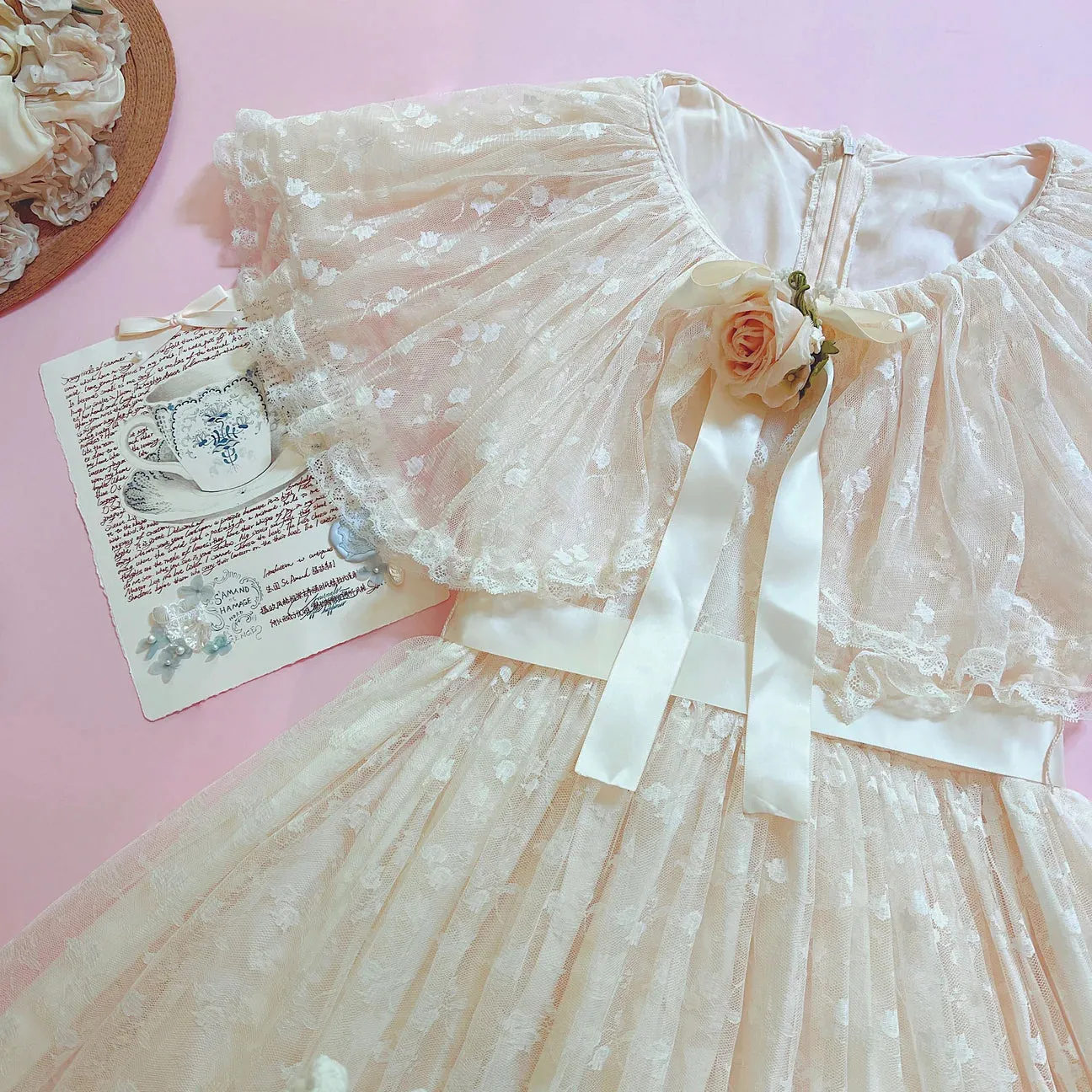 [Leflacon] 'Lily in the Valley' Vintage-inspired One-piece dress