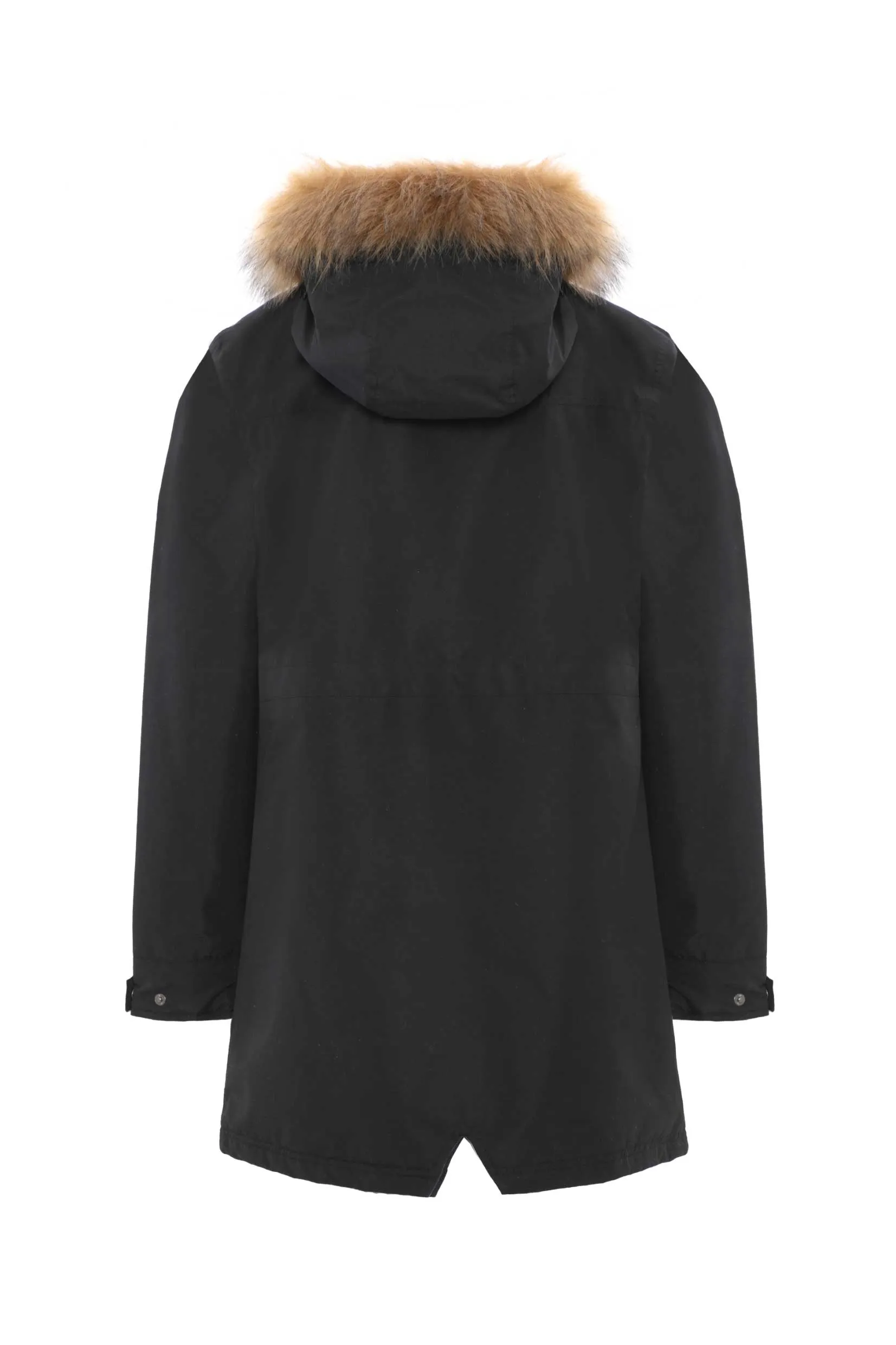 Lyra Womens Parka Jacket Black