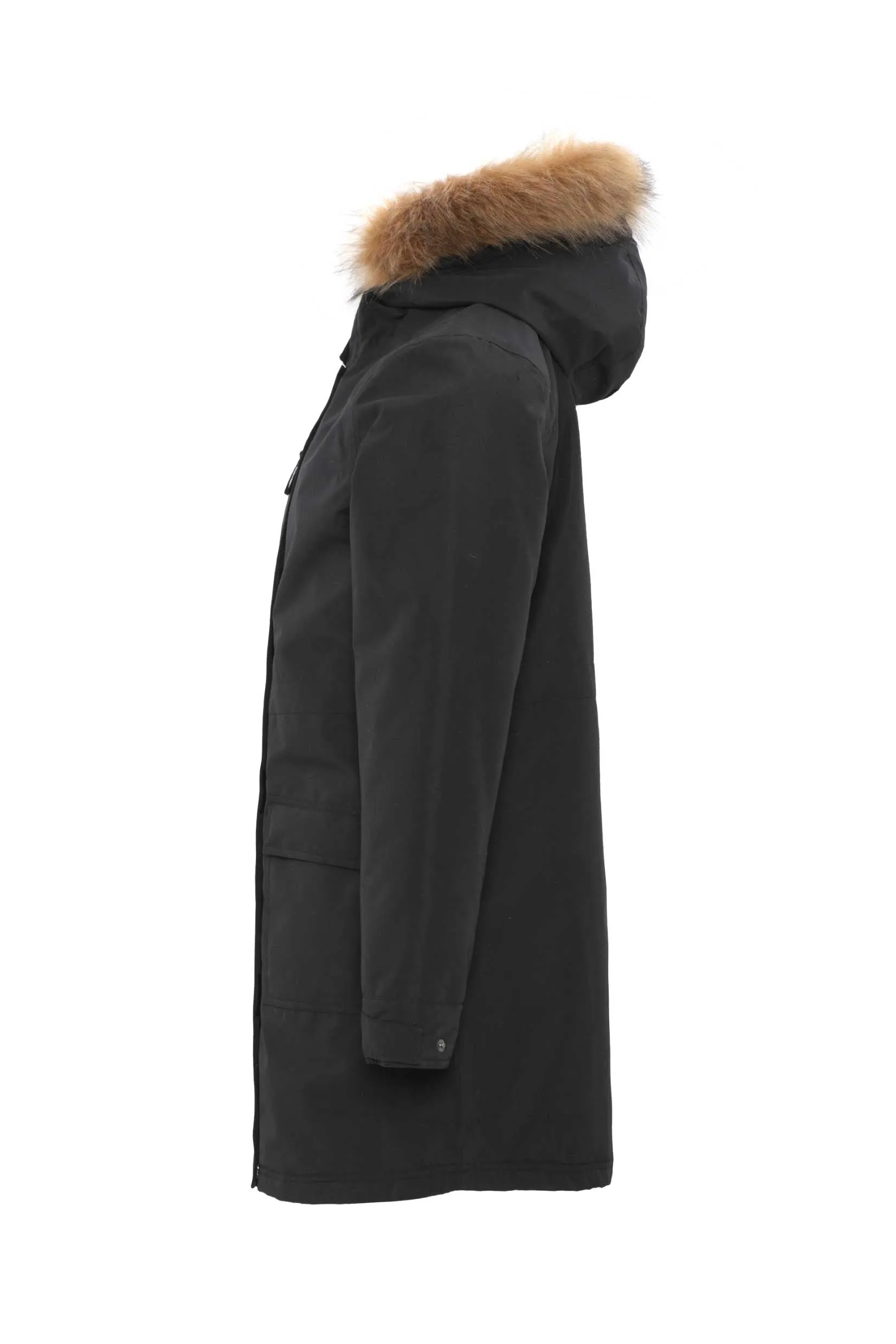 Lyra Womens Parka Jacket Black