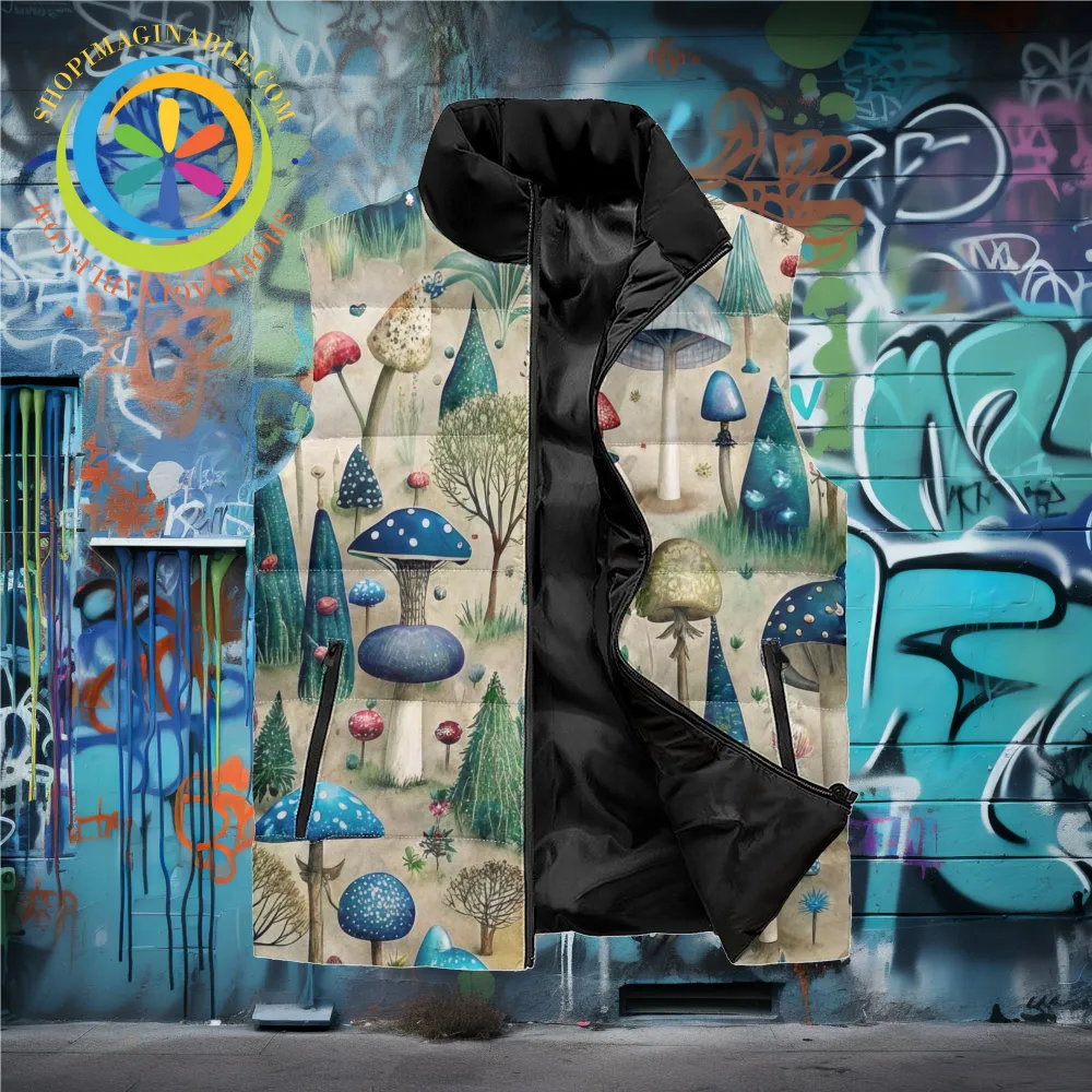 Magic Mushroom Puffer Vest