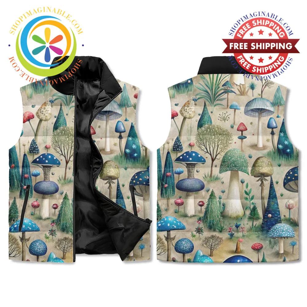 Magic Mushroom Puffer Vest