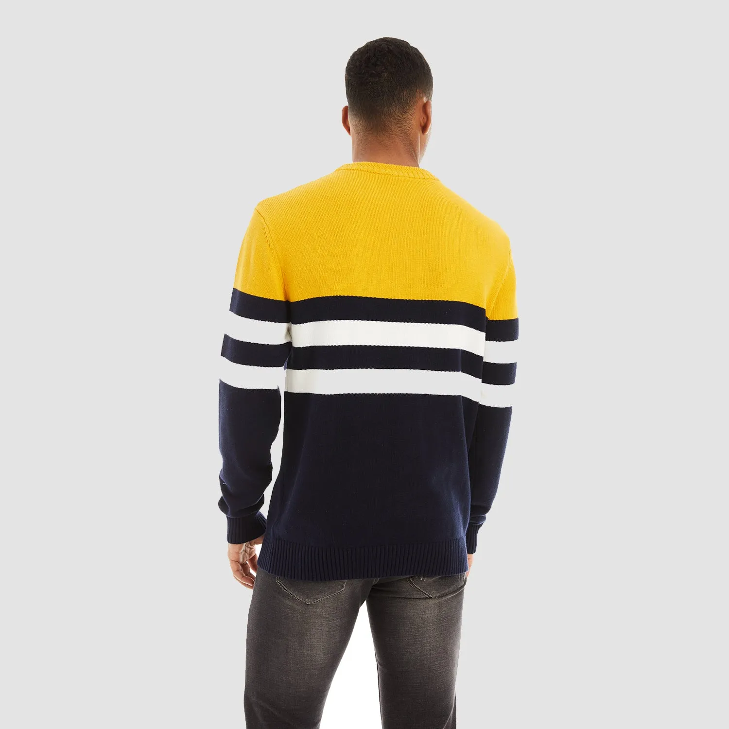Men's Crewneck Sweater Thermal Knitted Sweatshirt