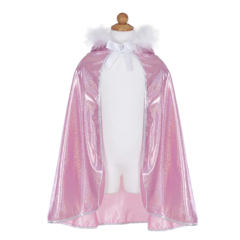 Pink Glitter Princess Cape by Great Pretenders Size 4-6 3yrs 