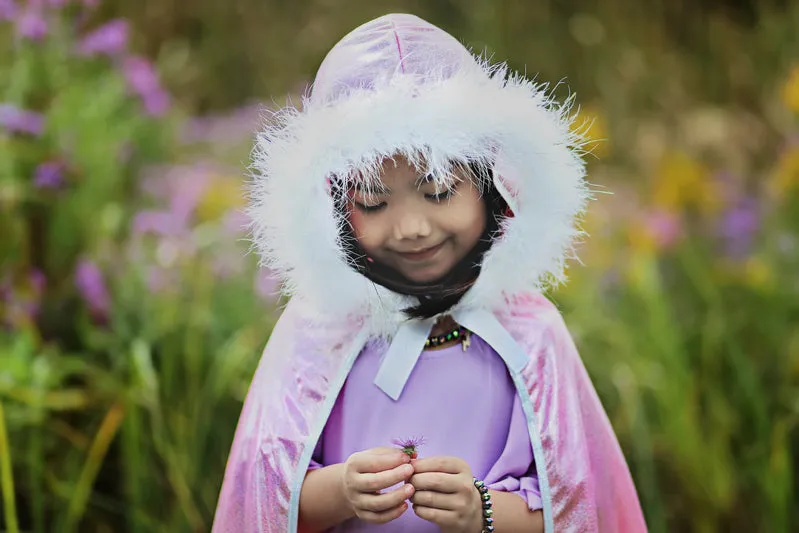 Pink Glitter Princess Cape by Great Pretenders Size 4-6 3yrs 