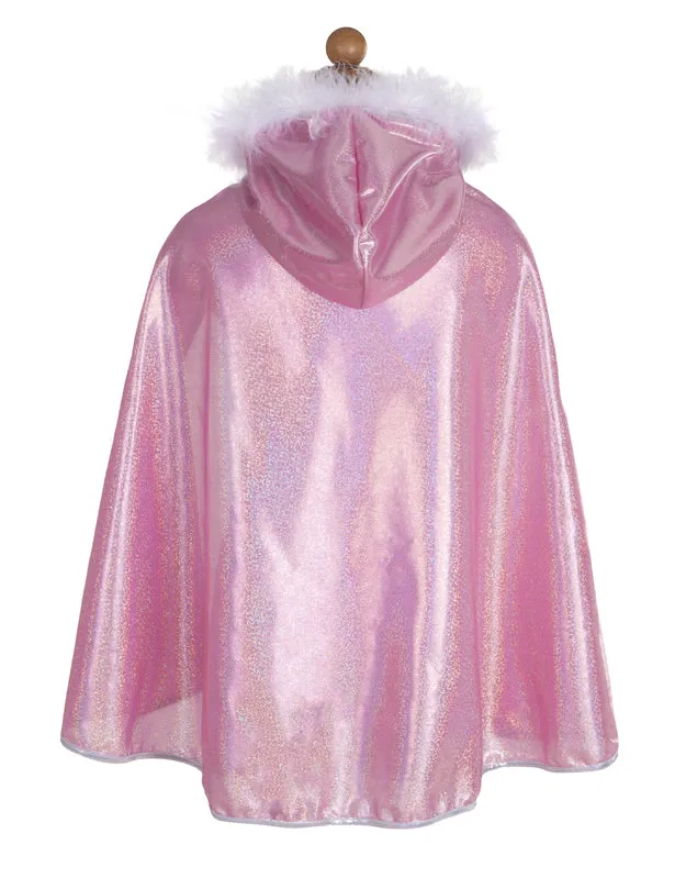 Pink Glitter Princess Cape by Great Pretenders Size 4-6 3yrs 