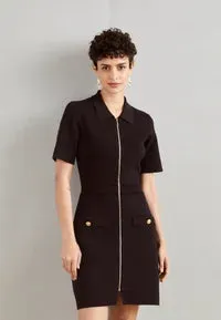 Scotch & Soda Zipped Detail Knitted Dress